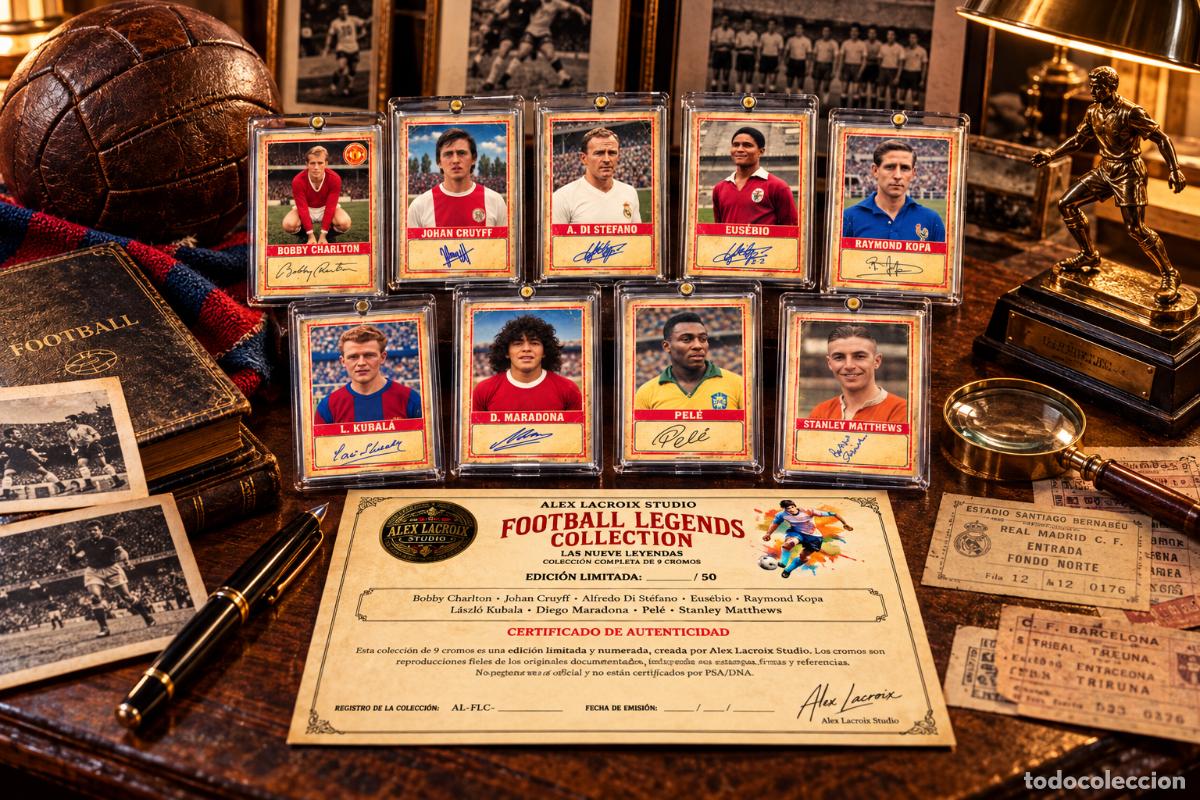 Cromos de f&uacute;tbol: FOOTBALL LEGENDS COLLECTION &mdash; EDICI&Oacute;N LIMITADA