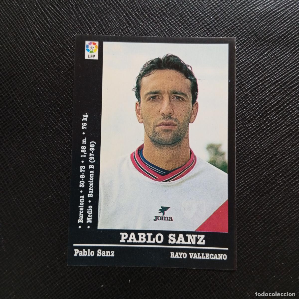 Cromos de f&uacute;tbol: 145 PABLO SANZ RAYO VALLECANO PANINI 00 01 CROMO FUTBOL LIGA 2000 2001 - SIN PEGAR - A71 PG42