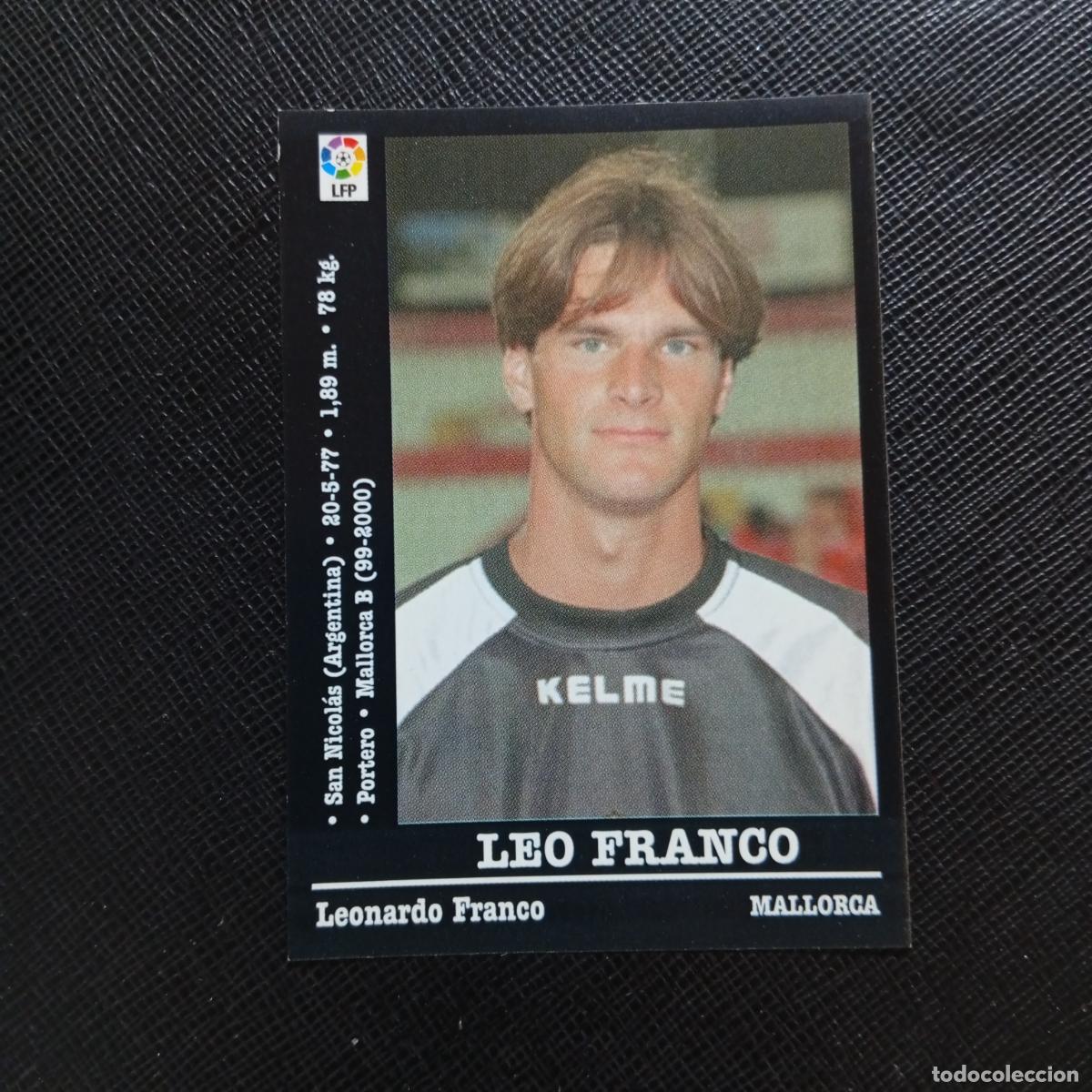 Cromos de f&uacute;tbol: 170 LEO FRANCO MALLORCA PANINI 00 01 CROMO FUTBOL LIGA 2000 2001 - SIN PEGAR - A71 PG42