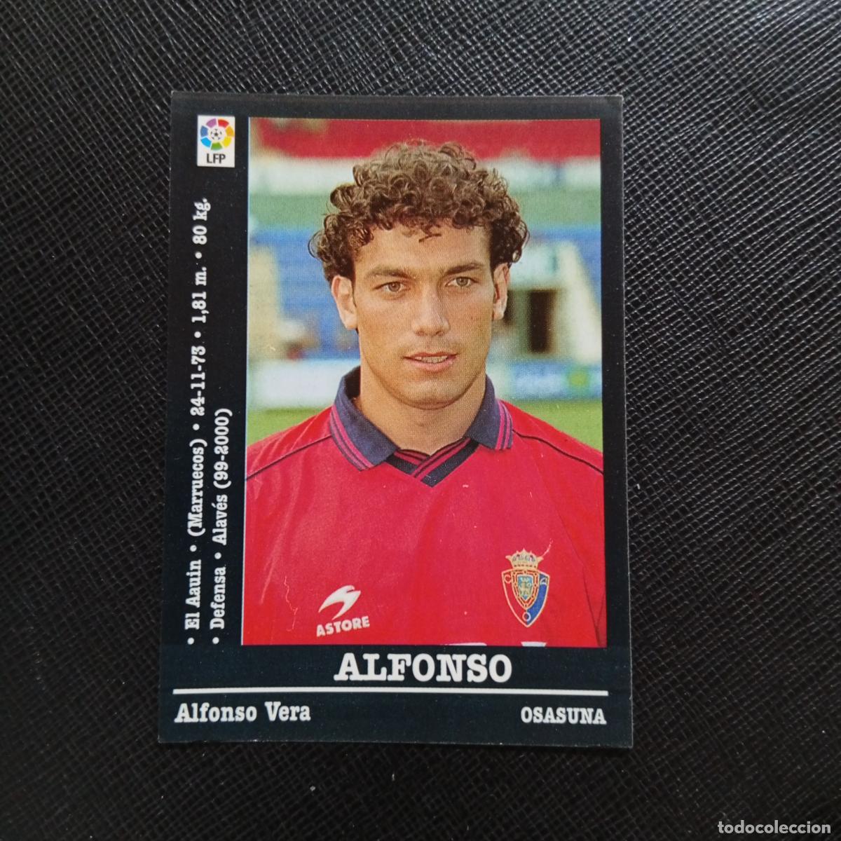 Cromos de f&uacute;tbol: 309 ALFONSO OSASUNA PANINI 00 01 CROMO FUTBOL LIGA 2000 2001 - SIN PEGAR - A71 PG43