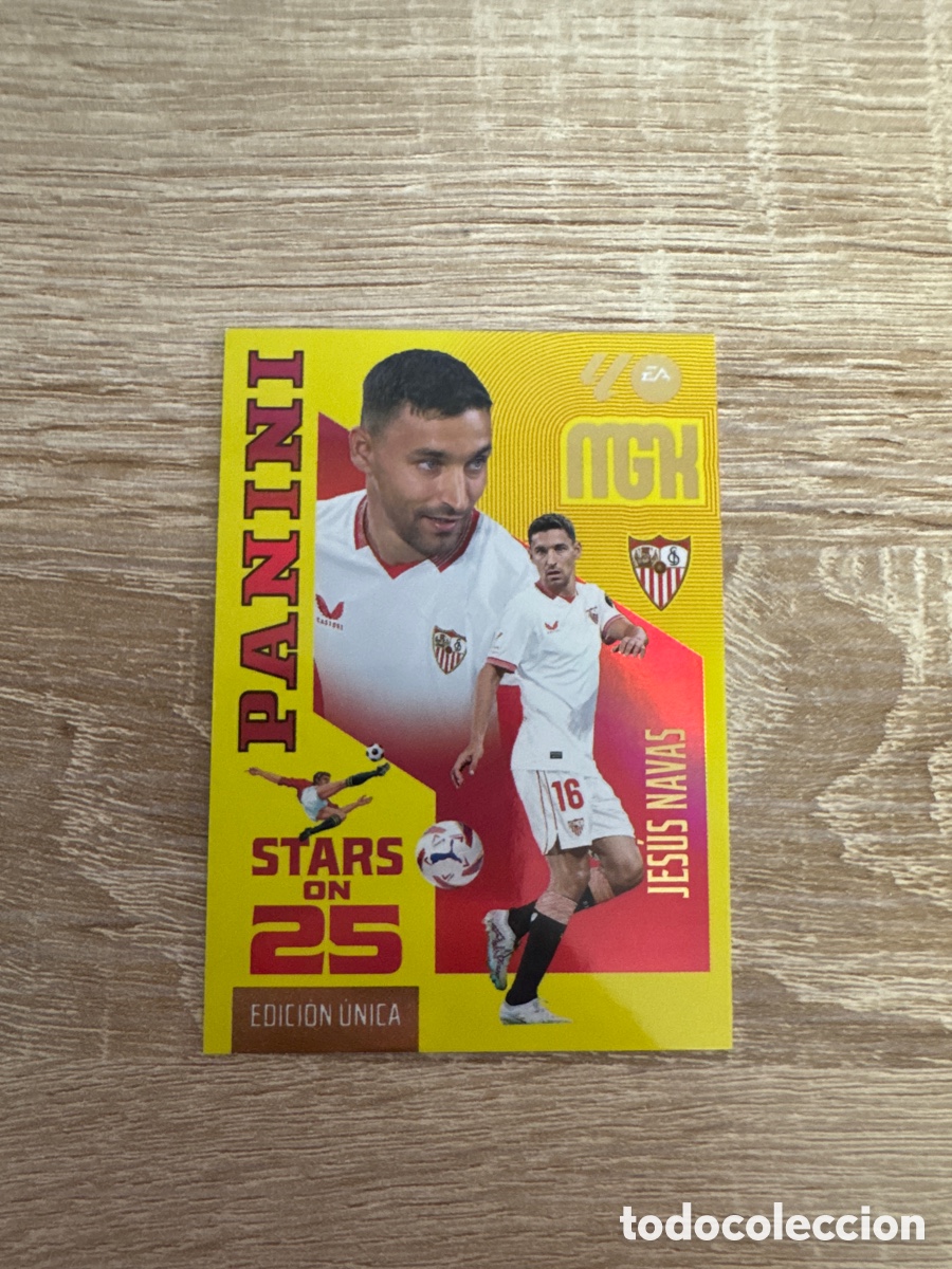 Cromos de f&uacute;tbol: 437 JES&Uacute;S NAVAS. STARS on 25. Megacracks 2026 2027 26 27