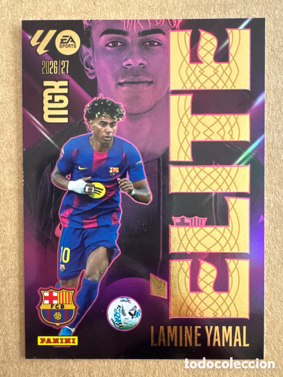 Fu&szlig;ball-Sticker: # 9 Lamine Yamal FC Barcelona ELITE Megacracks 26 27 2026 2027