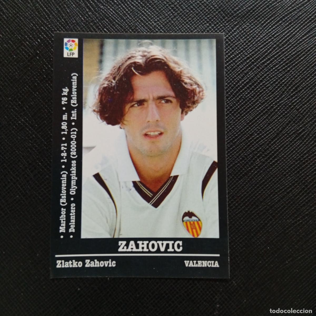 Fu&szlig;ball-Sticker: ZAHOVIC VALENCIA PANINI 00 01 CROMO FUTBOL LIGA 2000 2001 - SIN PEGAR - A71 PG43 ULTIMO FICHAJE