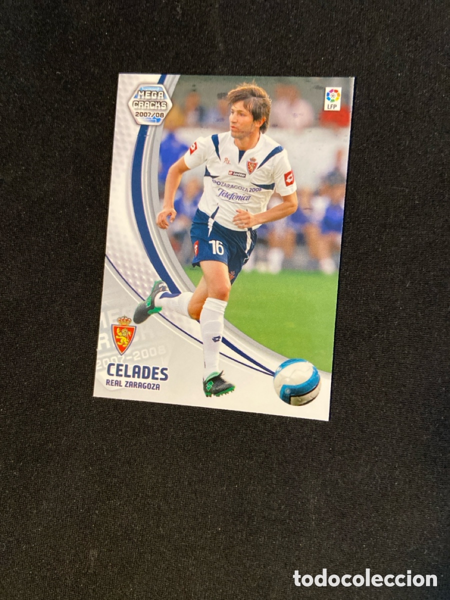 Fu&szlig;ball-Sticker: CELADES 352 (ZARAGOZA) PANINI MEGACRACKS 2007-2008 07 08 CROMO CARTA M-3