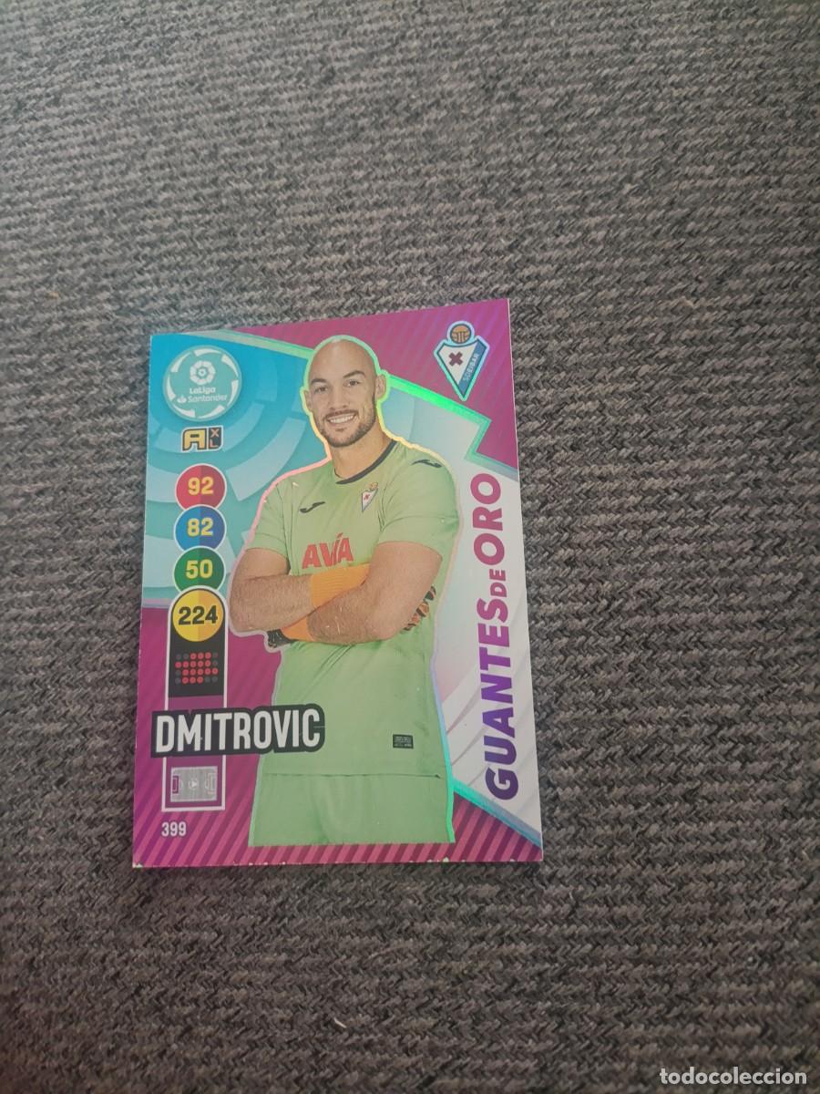 Cromos de f&uacute;tbol: Adrenalyn 20/21 Dmitrivic guantes de oro