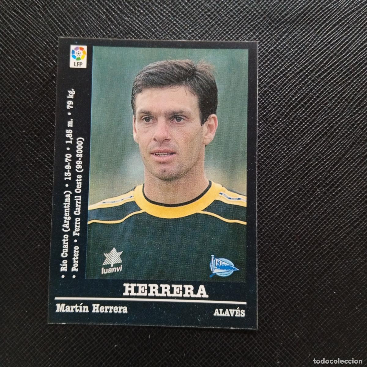 Cromos de f&uacute;tbol: 87 HERRERA ALAVES PANINI 00 01 CROMO FUTBOL LIGA 2000 2001 - SIN PEGAR - A71 PG44