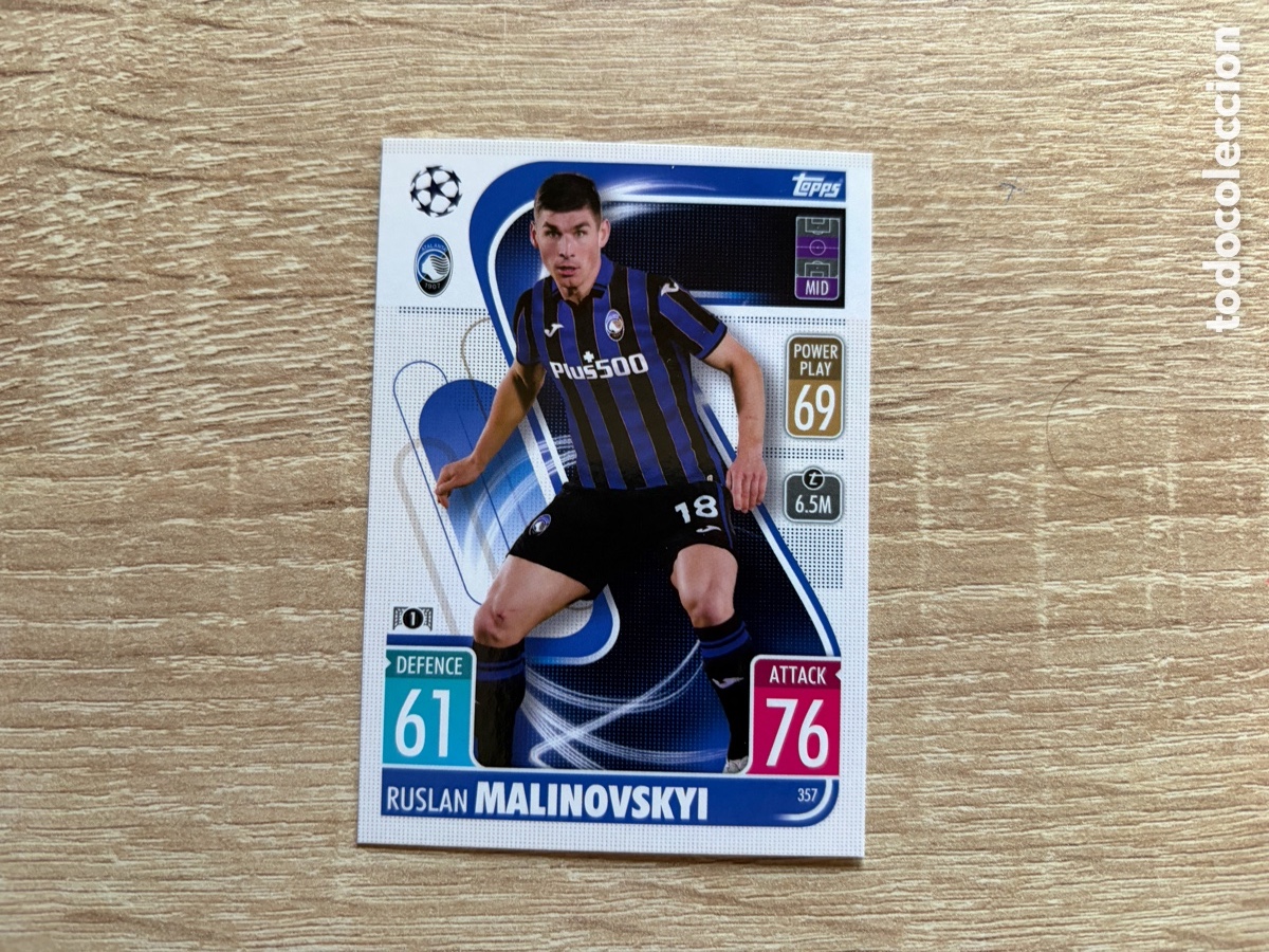 Cromos de f&uacute;tbol: 357 MALINOVSKYI TOPPS MATCH ATTAX 2021 2022 21 22 ATALANTA