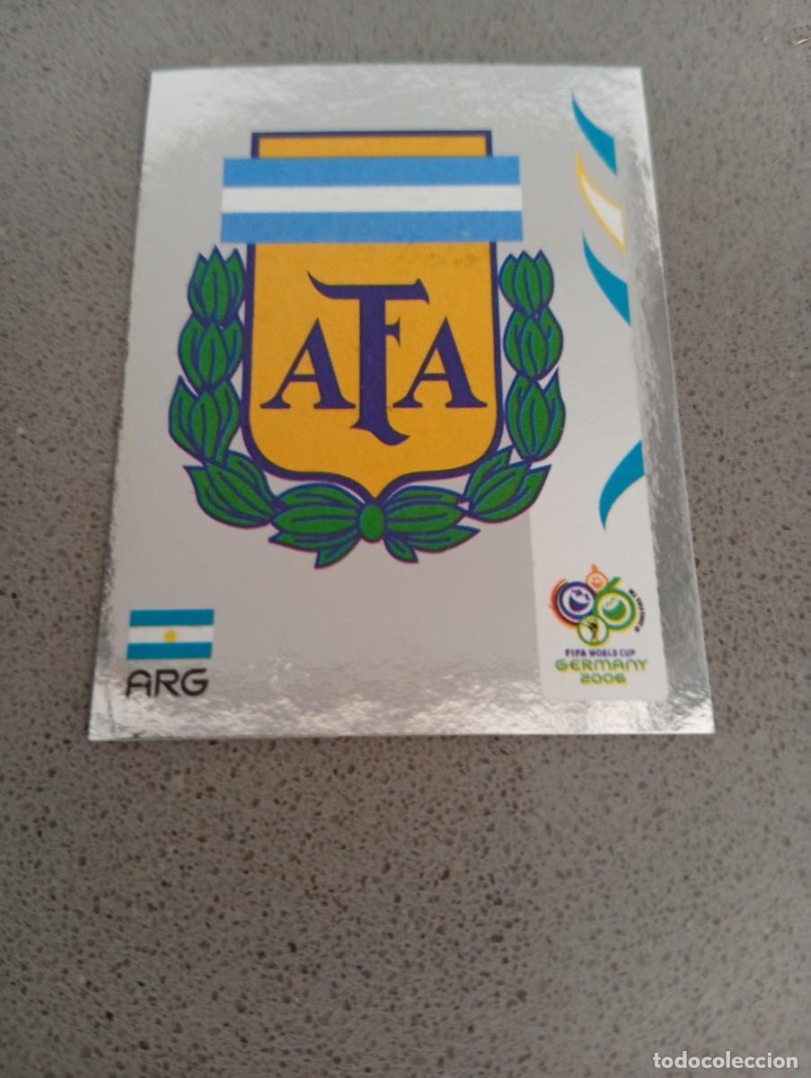Cromos de f&uacute;tbol: ESCUDO ARGENTINA 170 ALEMANIA 2006 06 SIN PEGAR NUNCA PEGADO
