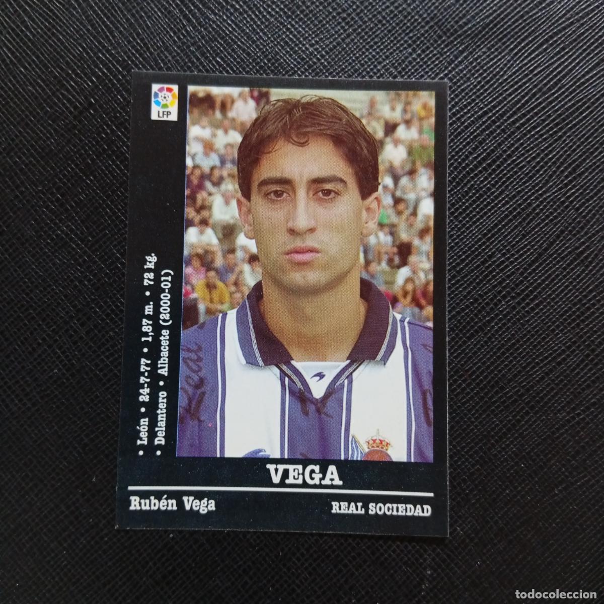 Cromos de f&uacute;tbol: VEGA REAL SOCIEDAD PANINI 00 01 CROMO FUTBOL LIGA 2000 2001 - SIN PEGAR - A71 PG45 ULTIMO FICHAJE