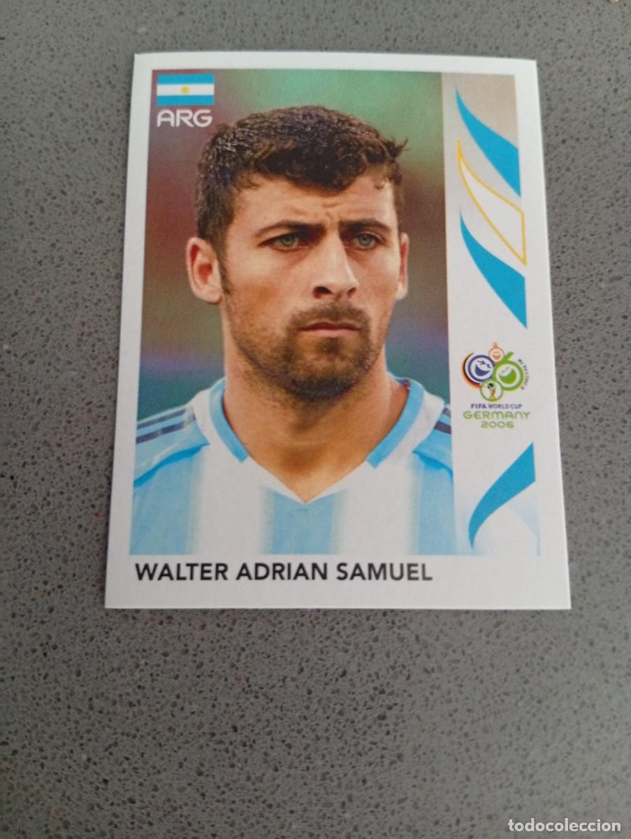 Cromos de f&uacute;tbol: WALTER ADRIAN SAMUEL 175 ARGENTINA ALEMANIA 2006 06 SIN PEGAR NUNCA PEGADO
