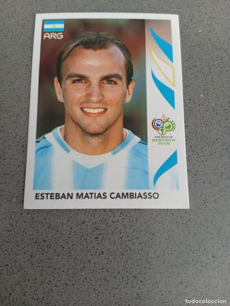 Fu&szlig;ball-Sticker: ESTEBAN MATIAS CAMBIASO 178 ARGENTINA ALEMANIA 2006 06 SIN PEGAR NUNCA PEGADO