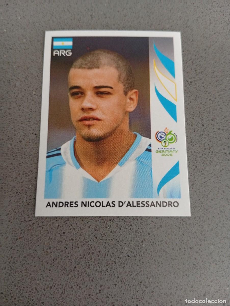 Cromos de f&uacute;tbol: ANDRES NICOLAS DALESSANDRO 179 ARGENTINA ALEMANIA 2006 06 SIN PEGAR NUNCA PEGADO