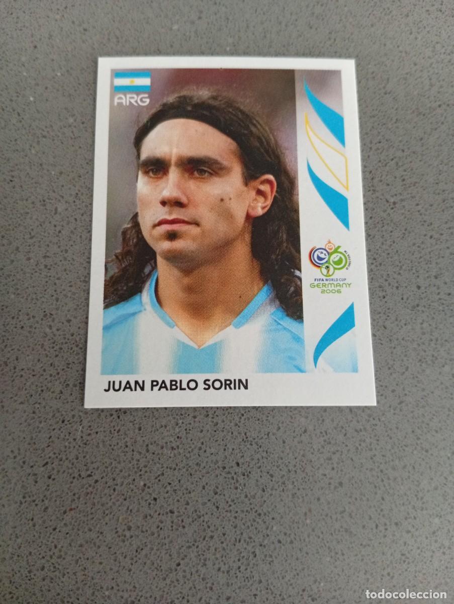 Cromos de f&uacute;tbol: JUAN PABLO SORIN 182 ARGENTINA ALEMANIA 2006 06 SIN PEGAR NUNCA PEGADO