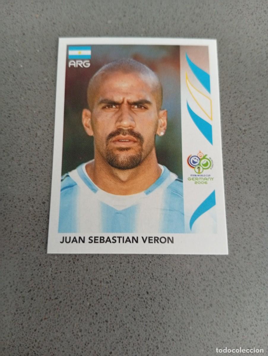 Cromos de f&uacute;tbol: JUAN SEBASTIAN VERON 183 ARGENTINA ALEMANIA 2006 06 SIN PEGAR NUNCA PEGADO