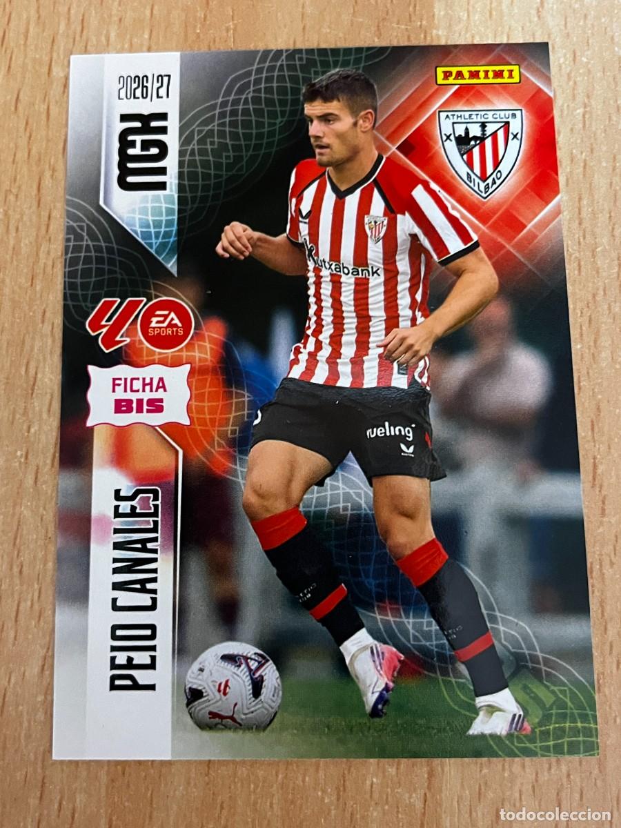 Cromos de f&uacute;tbol: MEGACRACKS MGK 2026 2027 26 27 PANINI N&ordm; 47BIS 47 BIS PEIO CANALES ATHLETIC DE BILBAO