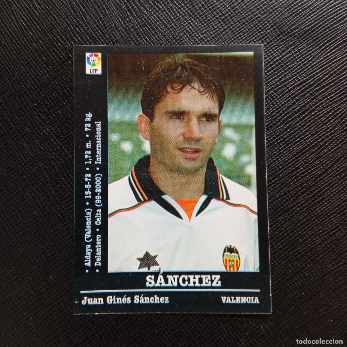 Cromos de f&uacute;tbol: 48 SANCHEZ VALENCIA PANINI 00 01 CROMO FUTBOL LIGA 2000 2001 - SIN PEGAR - A71 PG47
