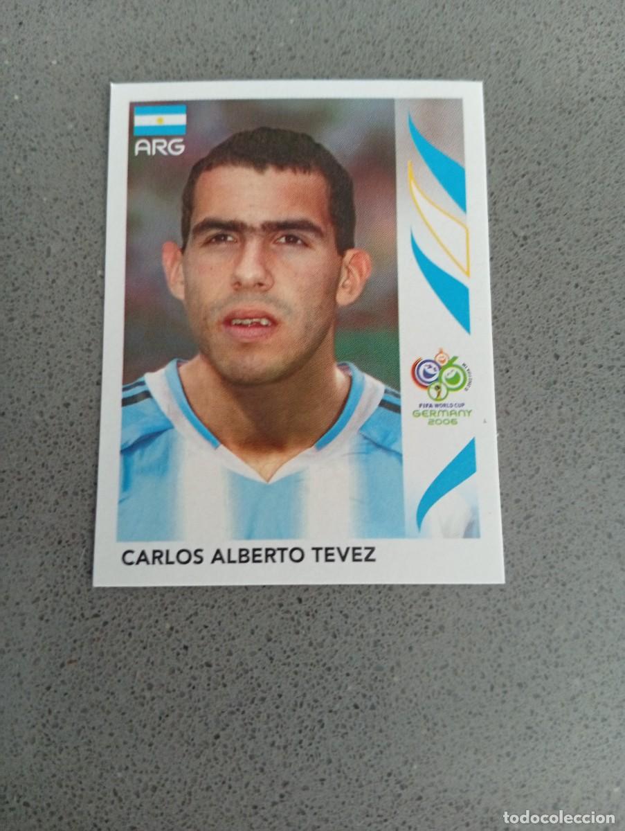 Cromos de f&uacute;tbol: CARLOS ALBERTO TEVEZ 187 ARGENTINA ALEMANIA 2006 06 SIN PEGAR NUNCA PEGADO