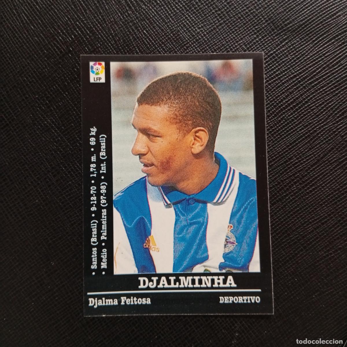 Cromos de f&uacute;tbol: 12 DJALMINHA DEPORTIVO PANINI 00 01 CROMO FUTBOL LIGA 2000 2001 - SIN PEGAR - A71 PG48