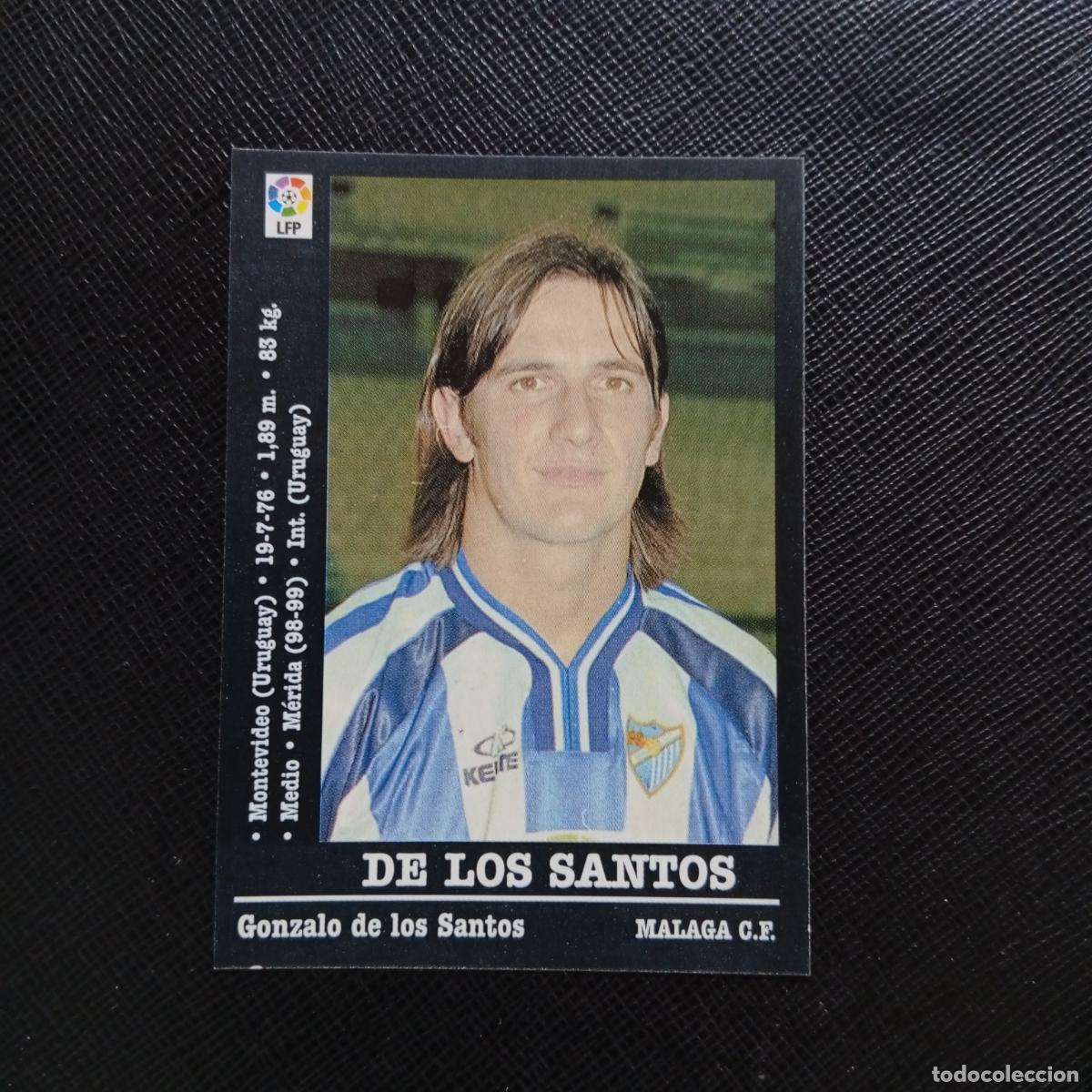 Cromos de f&uacute;tbol: 195 DE LOS SANTOS MALAGA PANINI 00 01 CROMO FUTBOL LIGA 2000 2001 - SIN PEGAR - A71 PG48