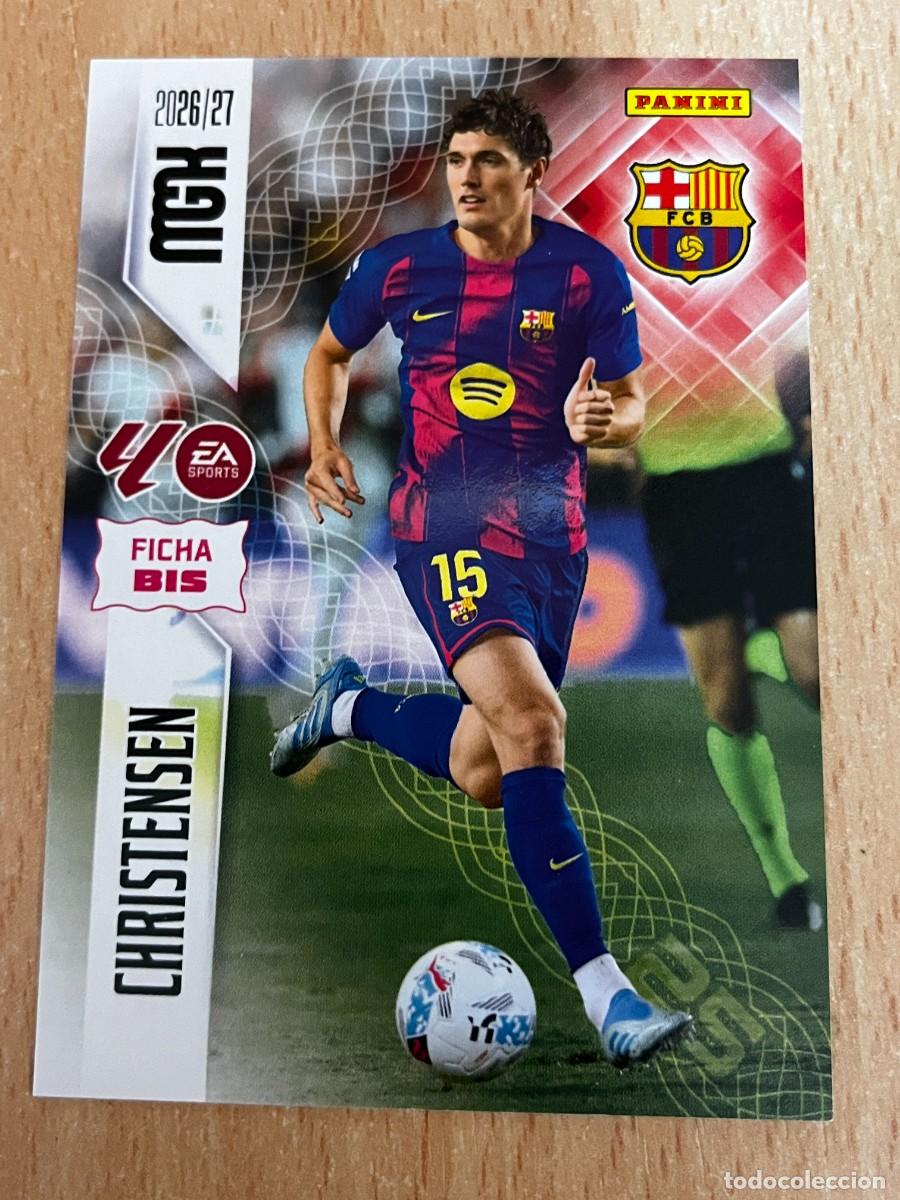 Cromos de f&uacute;tbol: MEGACRACKS MGK 2026 2027 26 27 PANINI N&ordm; 80BIS 80 BIS CHRISTENSEN BARCELONA COLOCA
