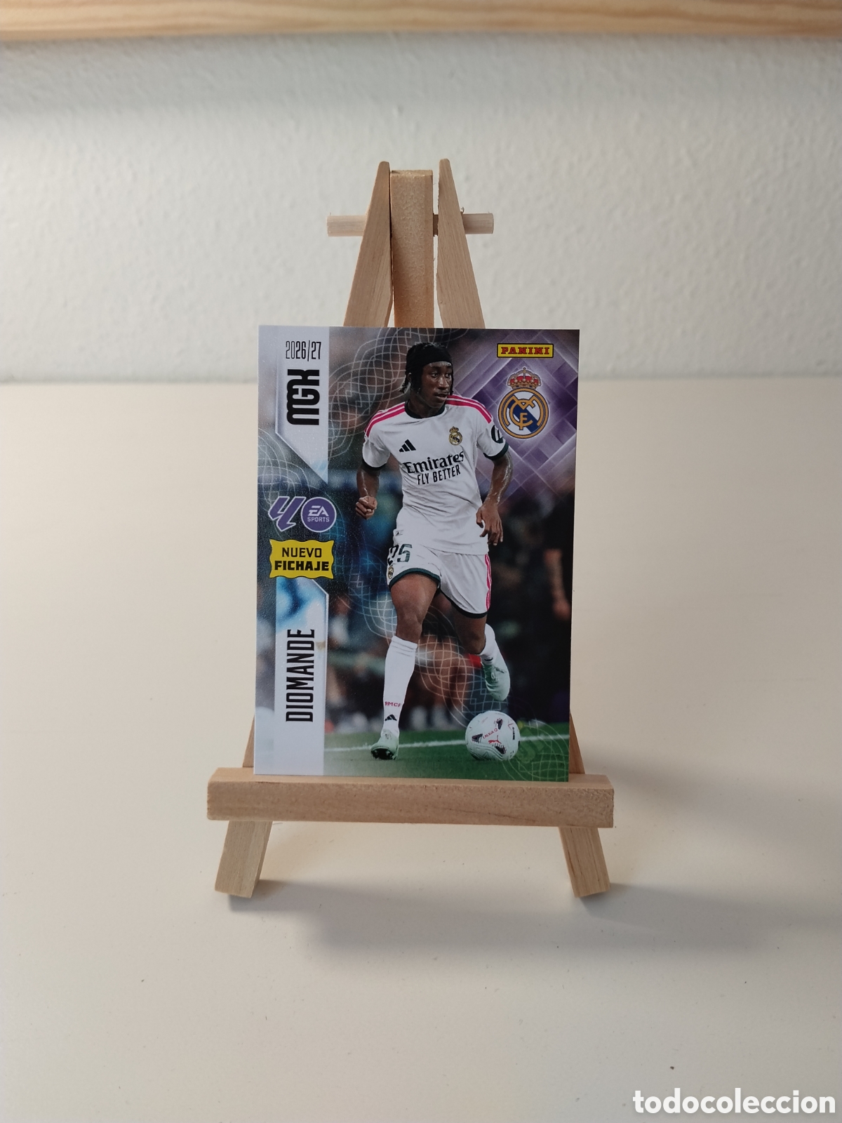 Cromos de f&uacute;tbol: 478 Diomande nuevo fichaje megacrack 26/27