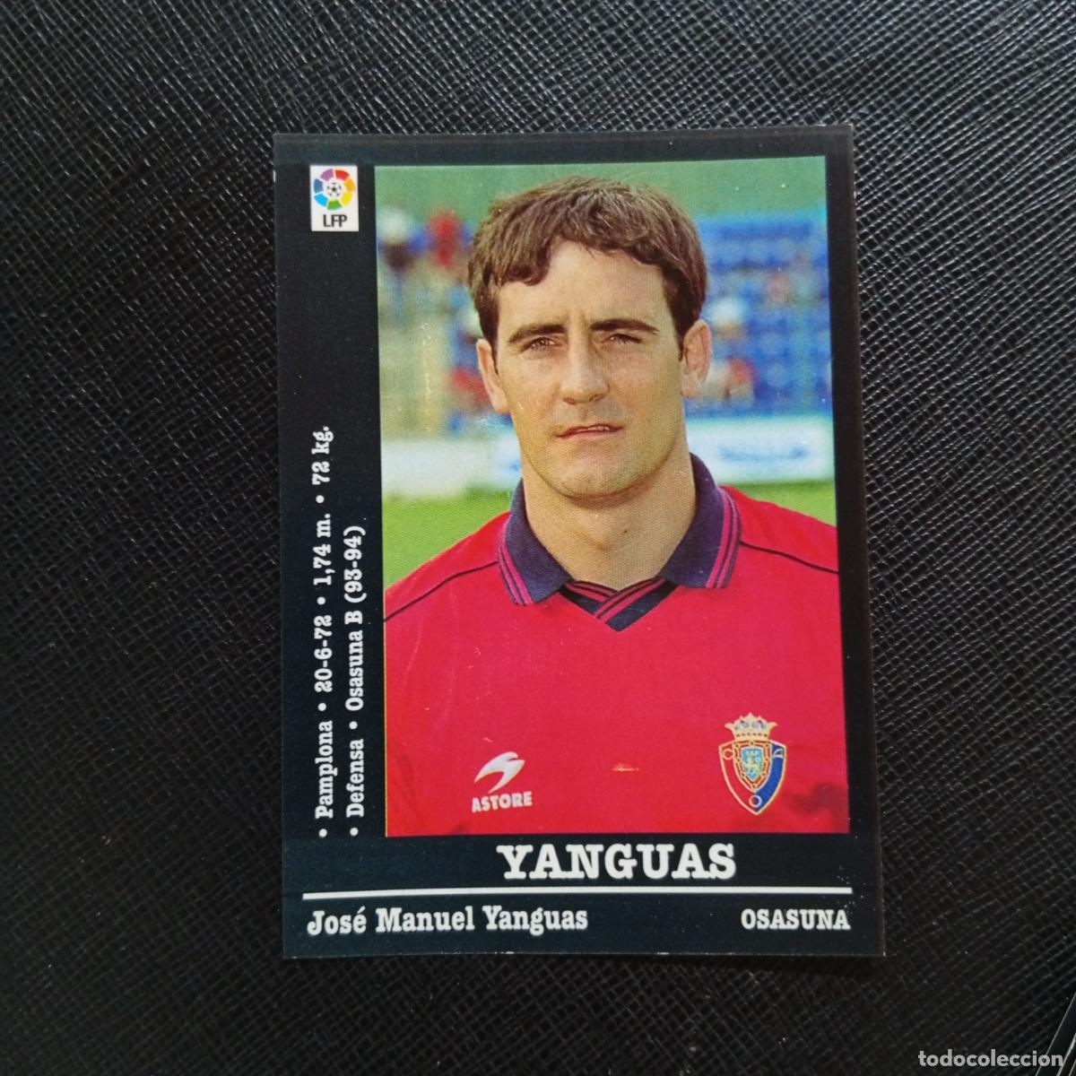 Cromos de f&uacute;tbol: 311 YANGUAS OSASUNA PANINI 00 01 CROMO FUTBOL LIGA 2000 2001 - SIN PEGAR - A71 PG48