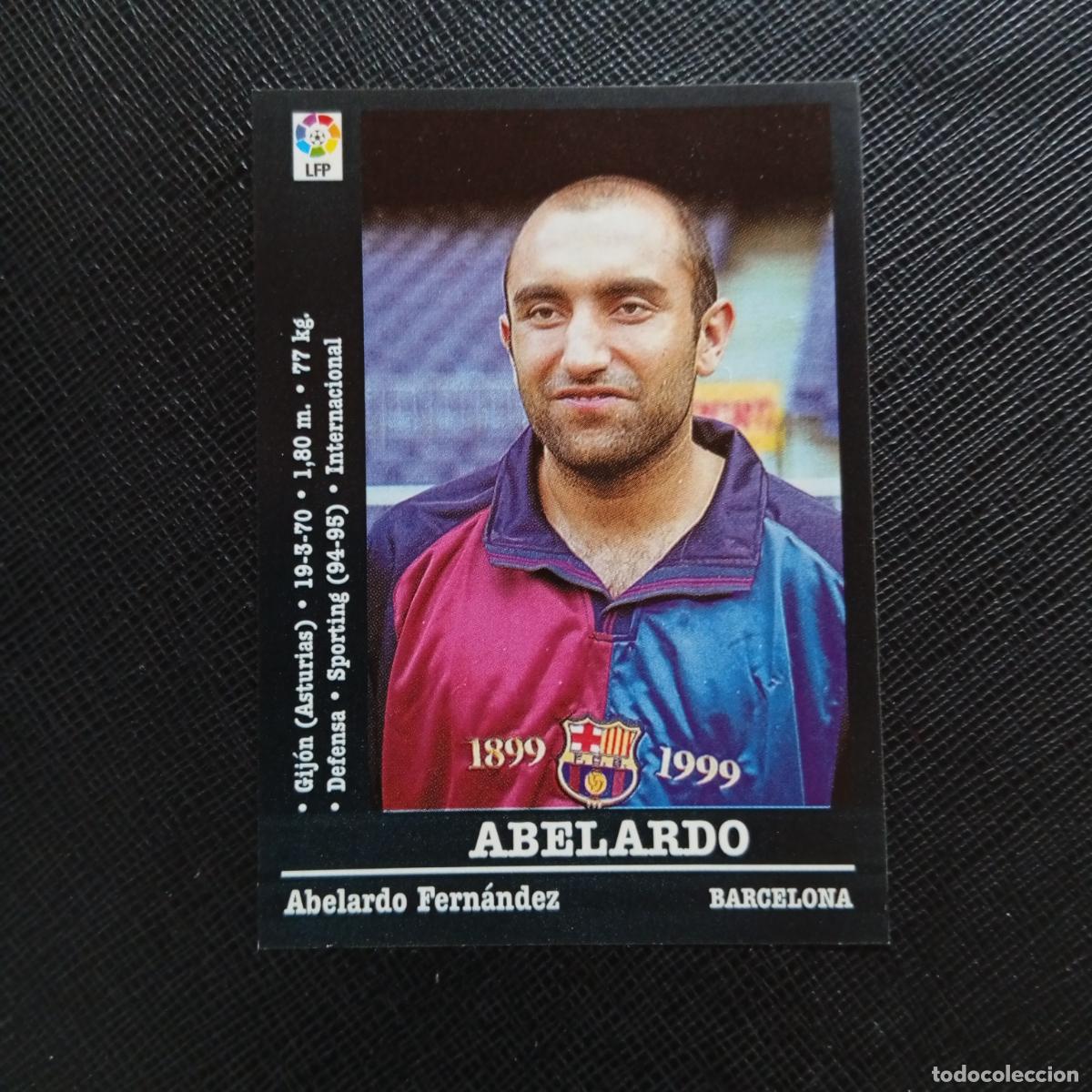 Football Stickers: 23 ABELARDO BARCELONA PANINI 00 01 CROMO FUTBOL LIGA 2000 2001 - SIN PEGAR - A71 PG50