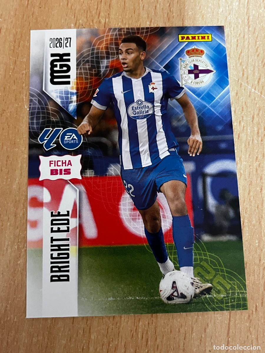 Football Stickers: MEGACRACKS MGK 2026 2027 26 27 PANINI N&ordm; 123BIS 123 BIS BRIGHT EDE DEPORTIVO DE LA CORU&Ntilde;A COLOCA