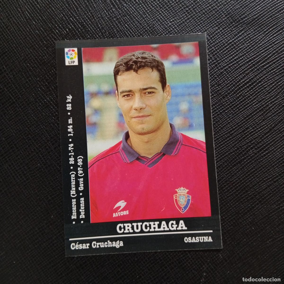Cromos de f&uacute;tbol: 310 CRUCHAGA OSASUNA PANINI 00 01 CROMO FUTBOL LIGA 2000 2001 - SIN PEGAR - A71 PG50