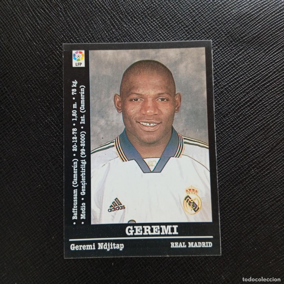 Cromos de f&uacute;tbol: 80A 80 GEREMI REAL MADRID PANINI 00 01 CROMO FUTBOL LIGA 2000 2001 - SIN PEGAR - A71 PG50