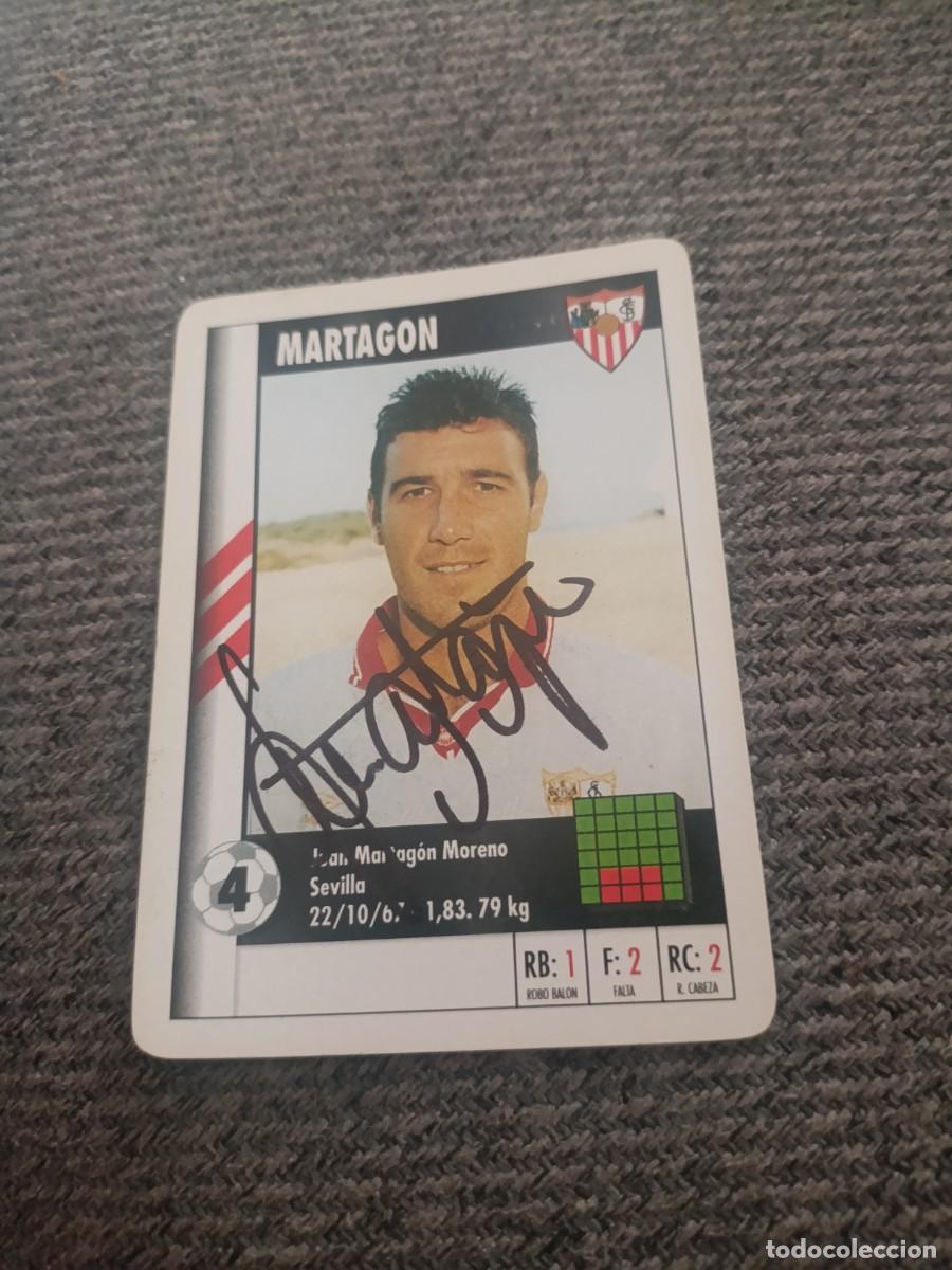 Cromos de f&uacute;tbol: Auto original de Martag&oacute;n Sevilla