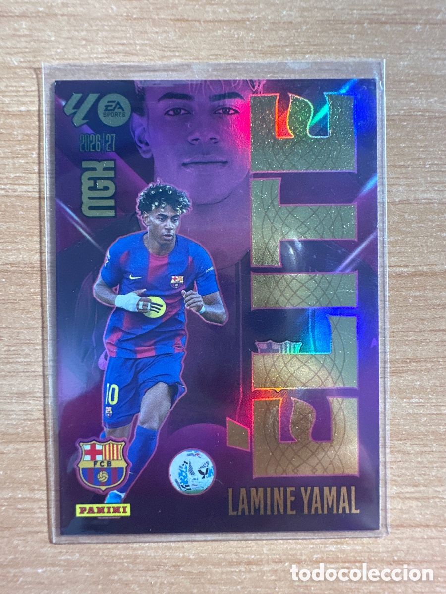 Cromos de f&uacute;tbol: 9 LAMINE YAMAL ELITE MEGACRACKS 2026 2027 (MGK 26 27)