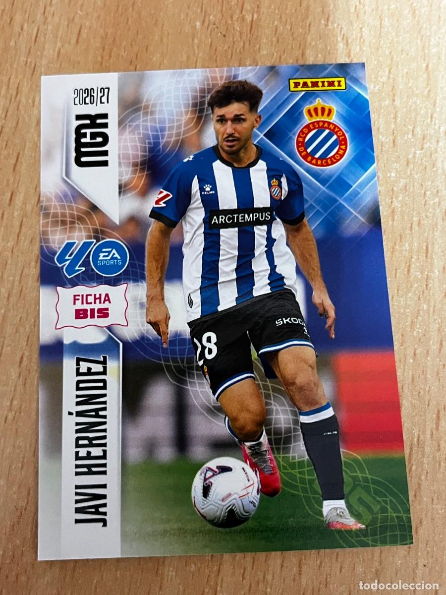 Cromos de f&uacute;tbol: MEGACRACKS MGK 2026 2027 26 27 PANINI N&ordm; 175BIS 175 BIS JAVI HERNANDEZ ESPA&Ntilde;OL ESPANYOL COLOCA