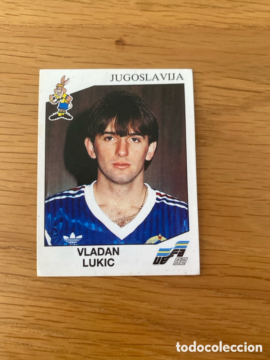 Cromos de f&uacute;tbol: Cromo panini Euro 92 Suecia n&uacute;mero 85 Lukic - Eurocup Sweden 1992 stickers &aacute;lbum