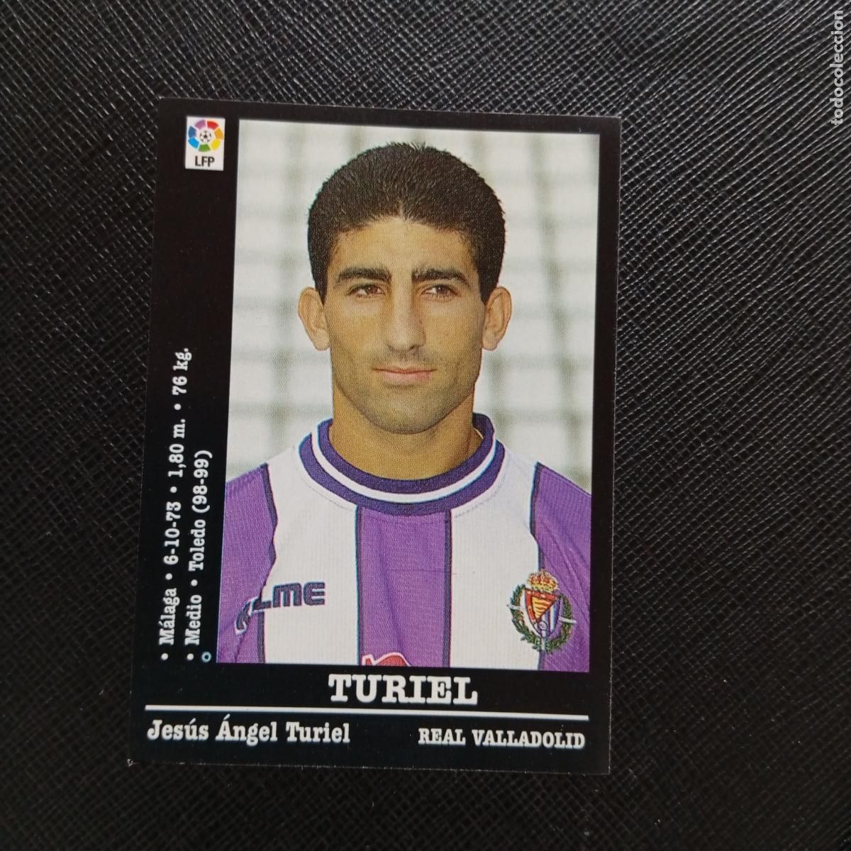 Cromos de f&uacute;tbol: 130 TURIEL VALLADOLID PANINI 00 01 CROMO FUTBOL LIGA 2000 2001 - SIN PEGAR - A71 PG50