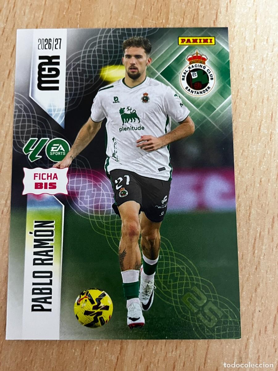 Cromos de f&uacute;tbol: MEGACRACKS MGK 2026 2027 26 27 PANINI N&ordm; 275BIS 275 BIS PABLO RAMON RACING DE SANTANDER COLOCA