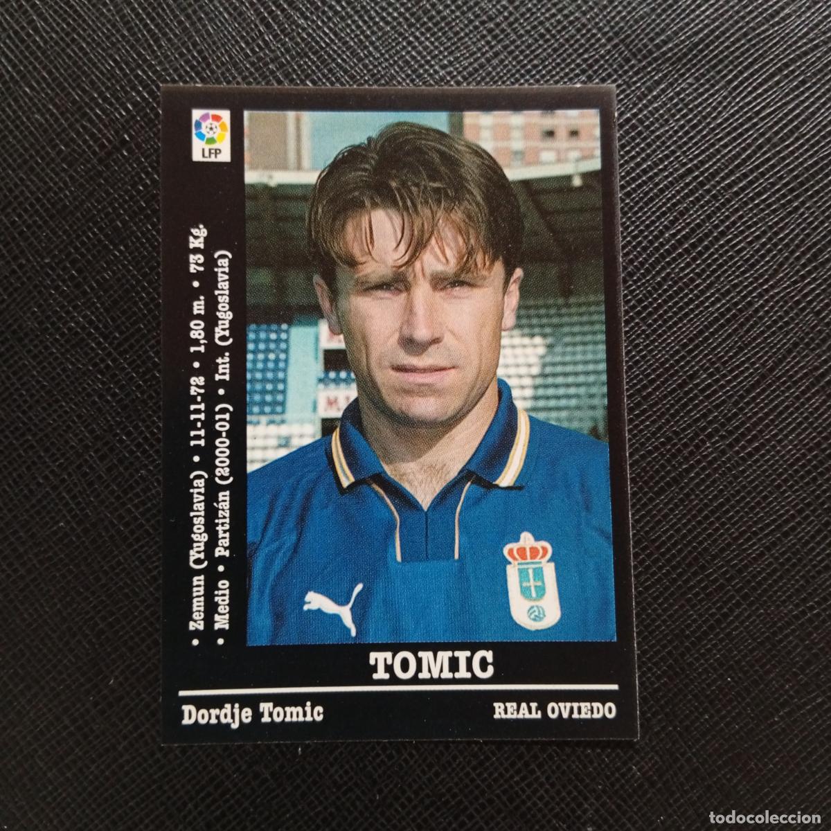 Cromos de f&uacute;tbol: 268A 268 TOMIC OVIEDO PANINI 00 01 CROMO FUTBOL LIGA 2000 2001 - SIN PEGAR - A71 PG50