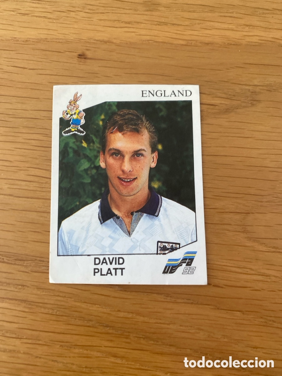 Cartes &agrave; collectionner de Football: Cromo panini Euro 92 Suecia n&uacute;mero 105 Platt - Eurocup Sweden 1992 stickers &aacute;lbum