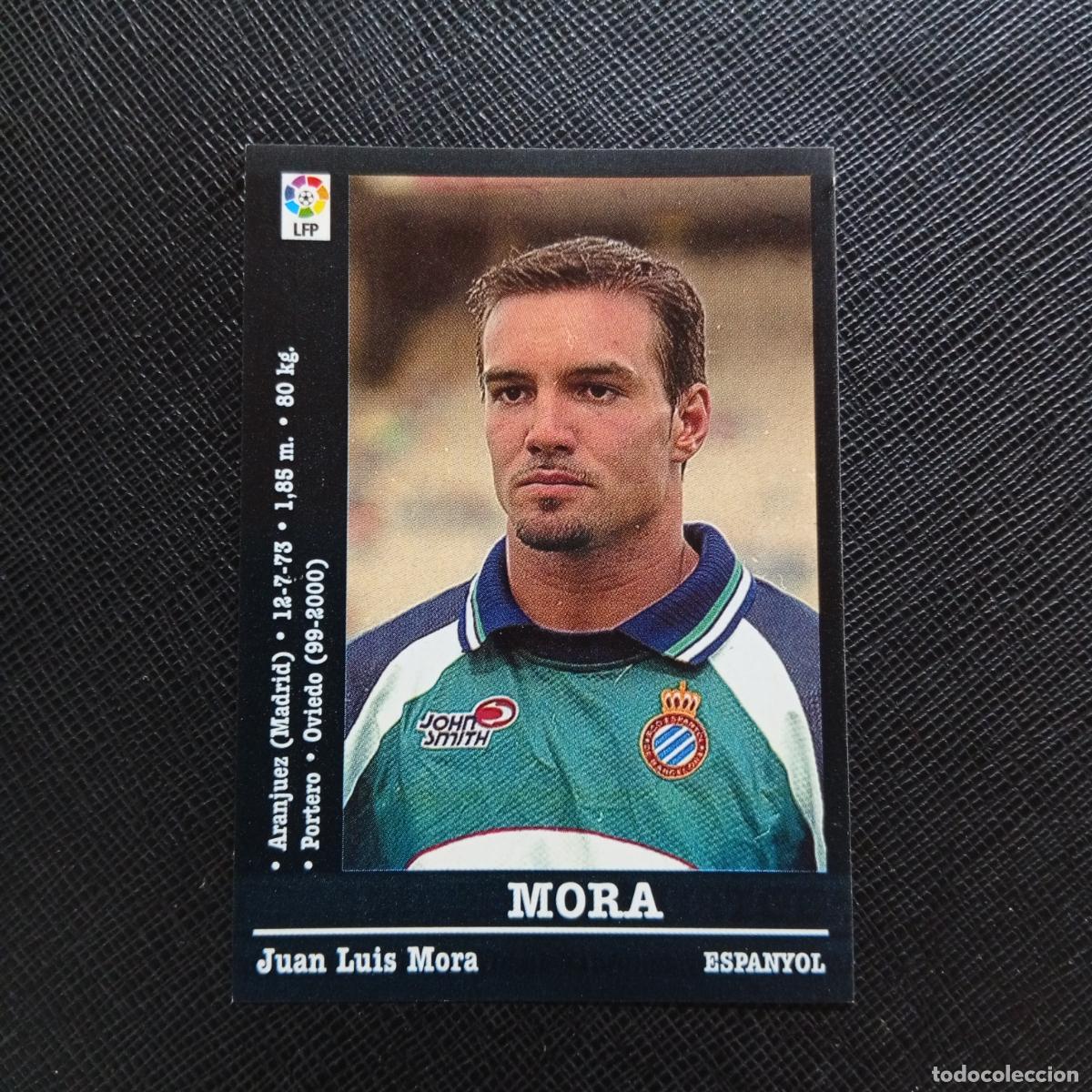 Cartes &agrave; collectionner de Football: 238 MORA ESPA&Ntilde;OL PANINI 00 01 CROMO FUTBOL LIGA 2000 2001 - SIN PEGAR - A71 PG50