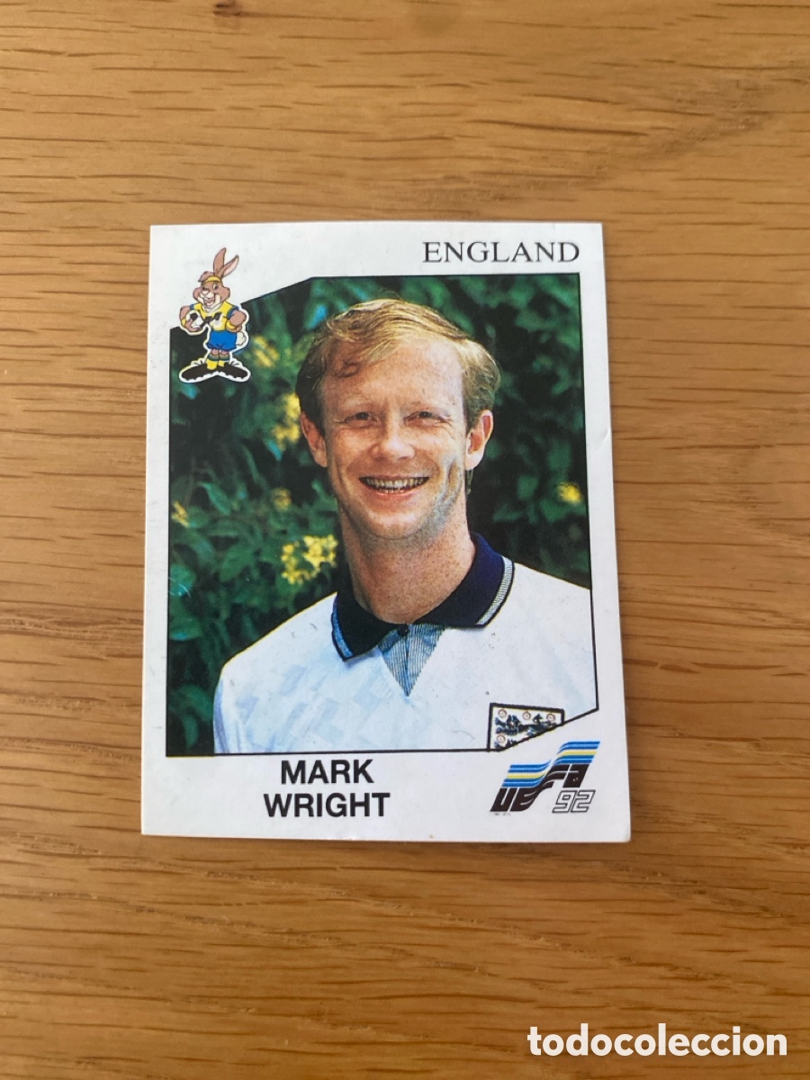 Cromos de f&uacute;tbol: Cromo panini Euro 92 Suecia n&uacute;mero 101 Wright - Eurocup Sweden 1992 stickers &aacute;lbum