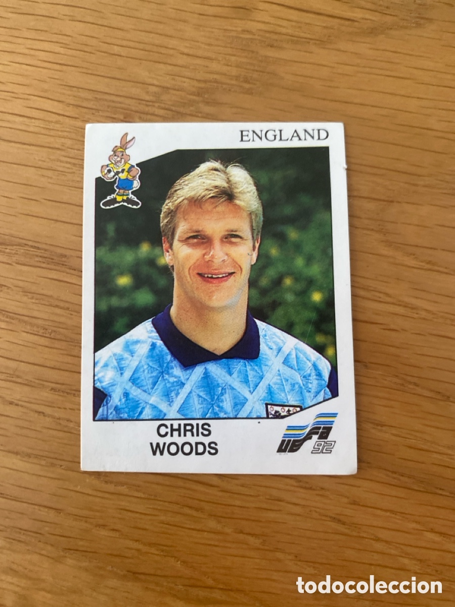 Cromos de f&uacute;tbol: Cromo panini Euro 92 Suecia n&uacute;mero 95 Woods - Eurocup Sweden 1992 stickers &aacute;lbum