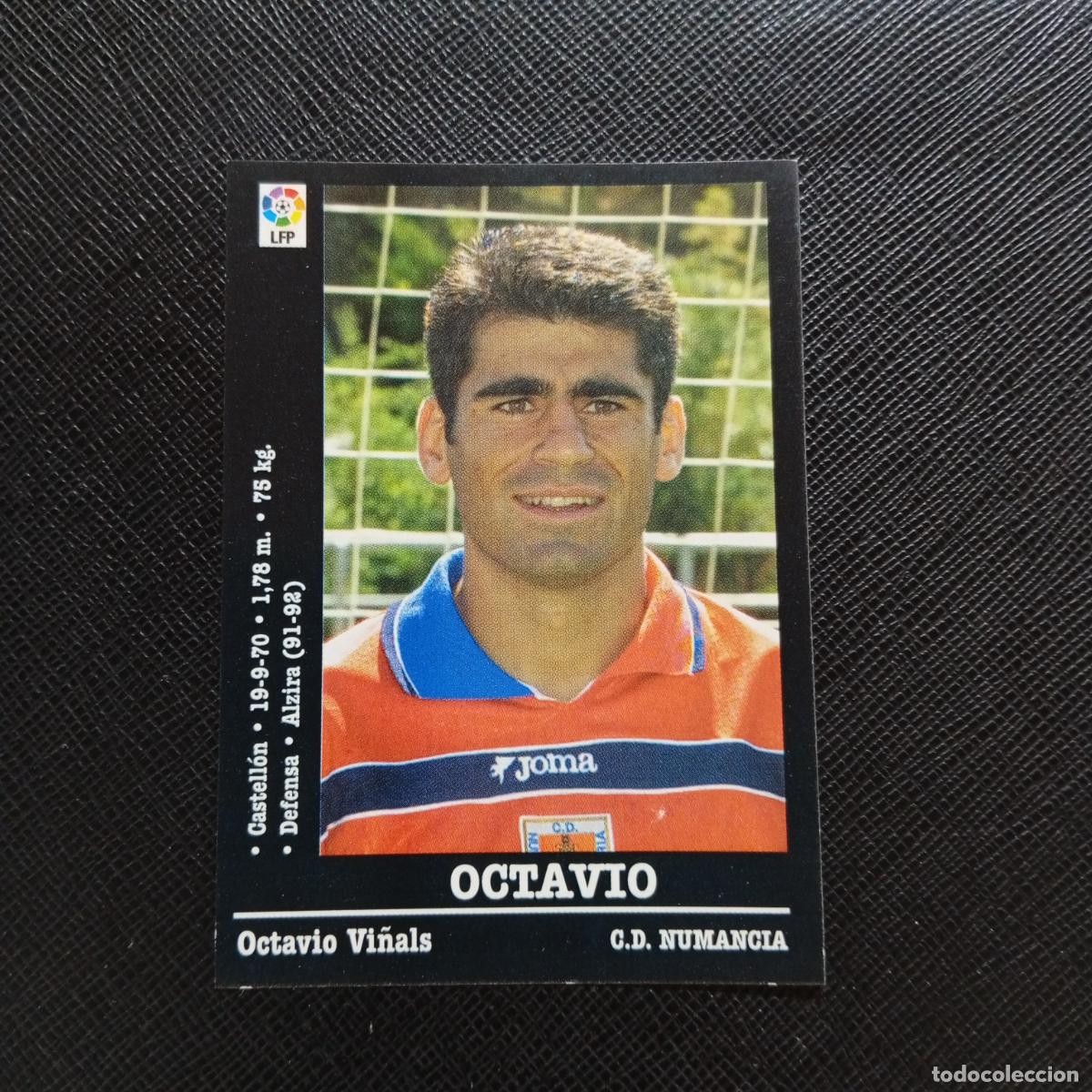 Cromos de f&uacute;tbol: 279 OCTAVIO NUMANCIA PANINI 00 01 CROMO FUTBOL LIGA 2000 2001 - SIN PEGAR - A71 PG51