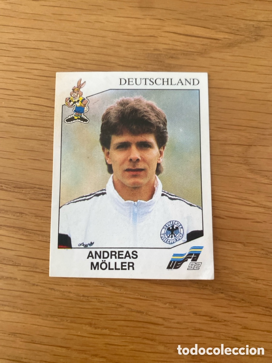 Cromos de f&uacute;tbol: Cromo panini Euro 92 Suecia n&uacute;mero 208 M&ouml;ller - Eurocup Sweden 1992 stickers &aacute;lbum