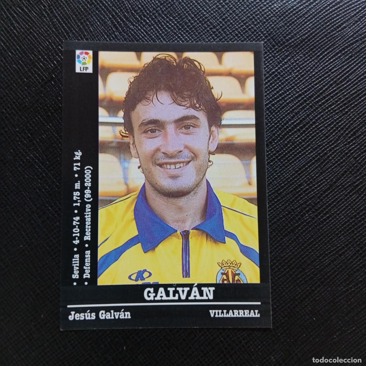 Cromos de f&uacute;tbol: 331 GALVAN VILLARREAL PANINI 00 01 CROMO FUTBOL LIGA 2000 2001 - SIN PEGAR - A71 PG51