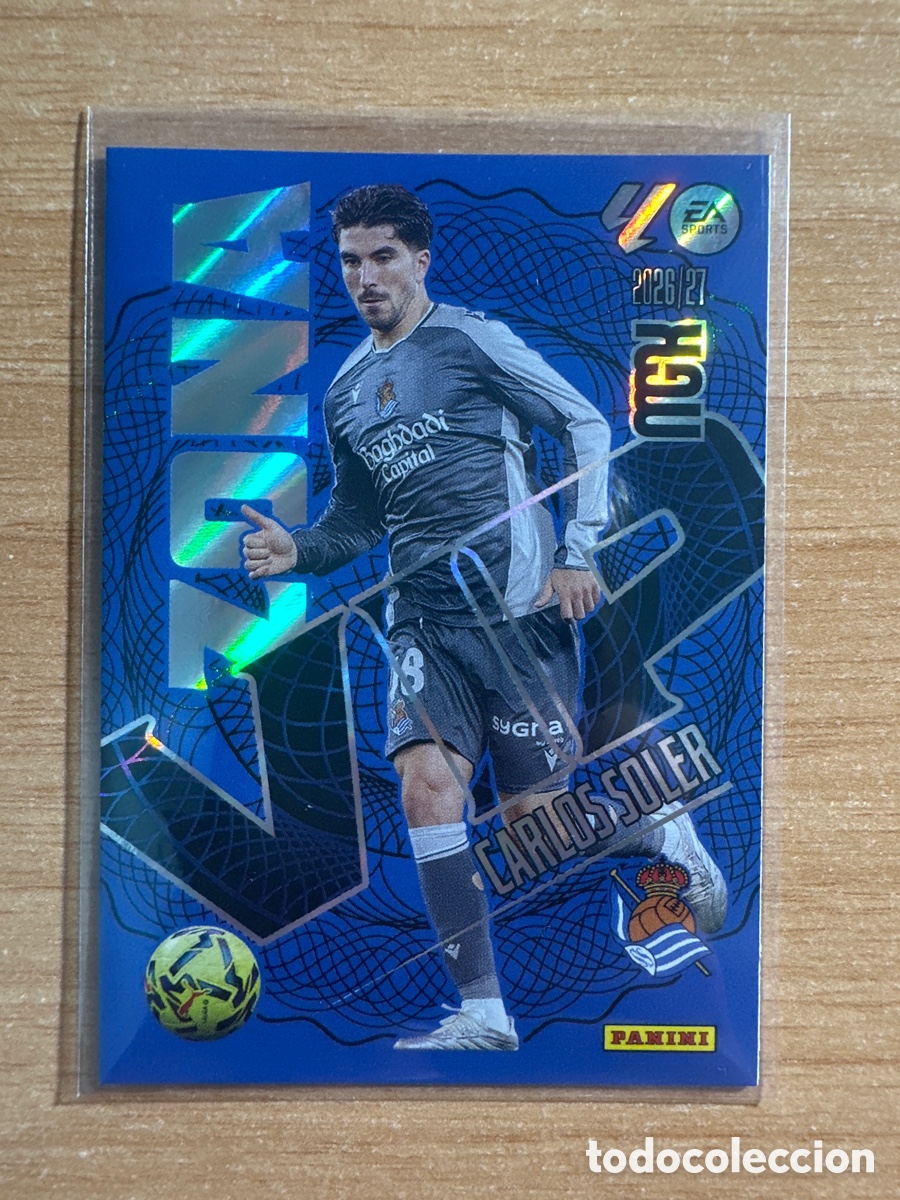 Cromos de f&uacute;tbol: 390 CARLOS SOLER ZONA VIP REAL SOCIEDAD MEGACRACKS 2026 2027 (MGK 26 27)