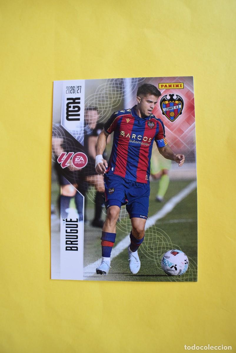 Cromos de f&uacute;tbol: Cromo La Liga. Megacracks. 2026 2027. 26 27. Brugu&eacute;. Levante. N. &ordm; 213. Panini