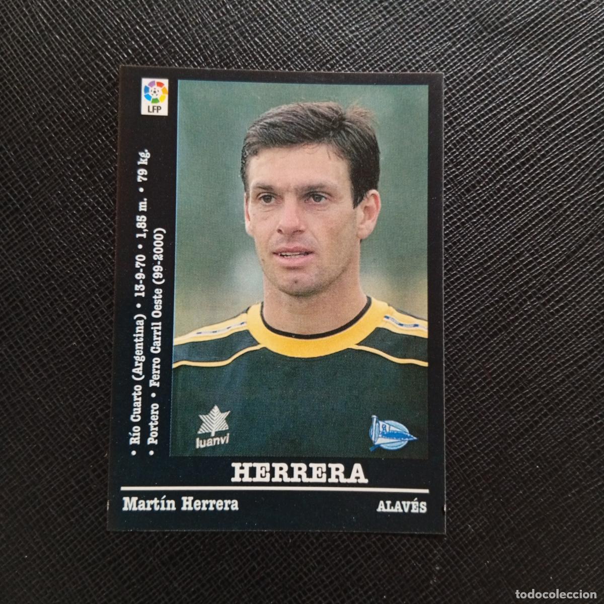 Cromos de f&uacute;tbol: 87 HERRERA ALAVES PANINI 00 01 CROMO FUTBOL LIGA 2000 2001 - SIN PEGAR - A71 PG51