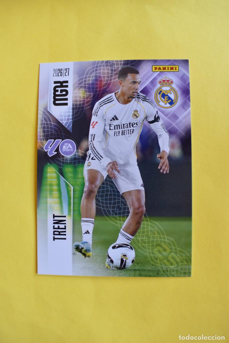 Cromos de f&uacute;tbol: Cromo La Liga. Megacracks. 2026 2027. 26 27. Trent. Real Madrid. N. &ordm; 220. Panini