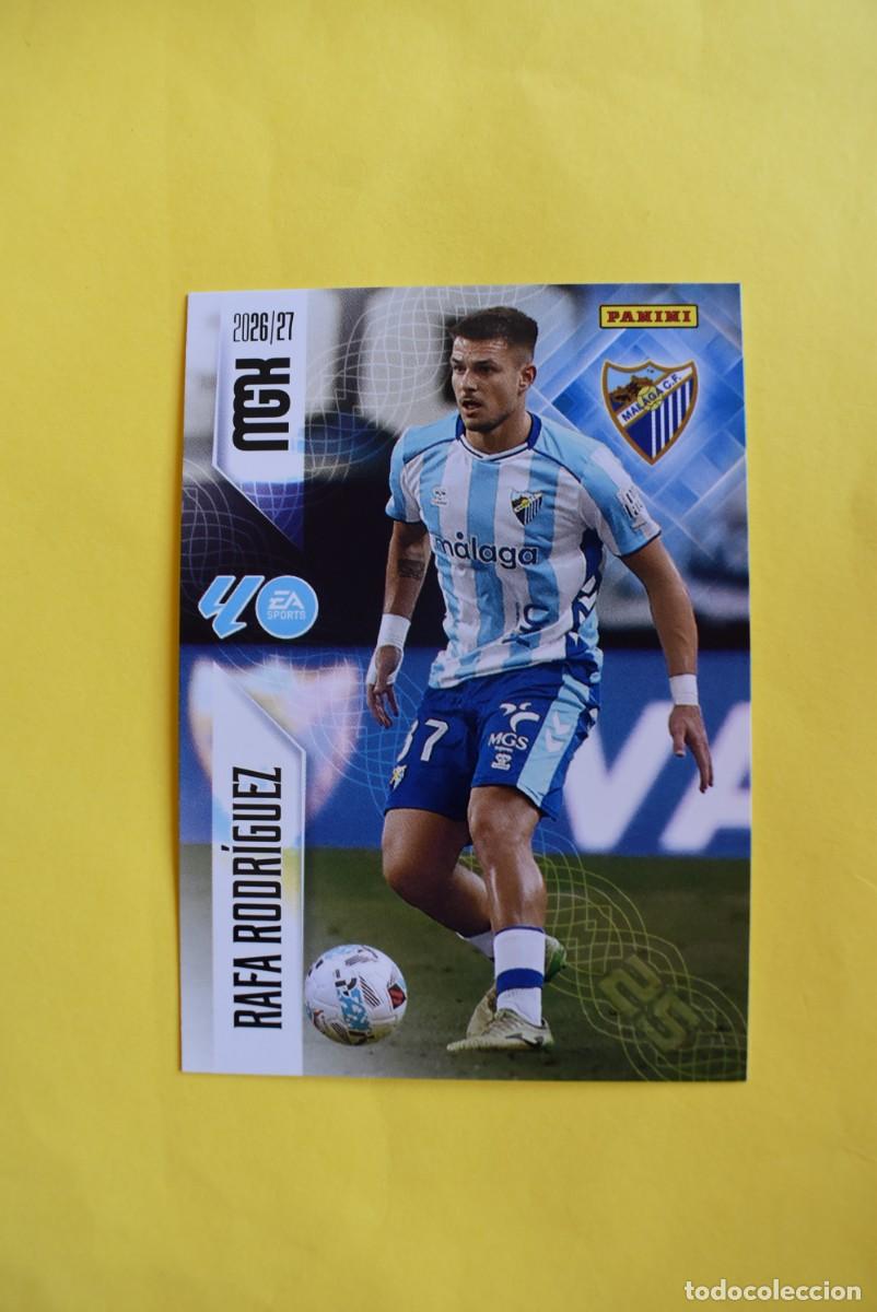 Football Stickers: Cromo La Liga. Megacracks. 2026 2027. 26 27. Rafa Rodr&iacute;guez. M&aacute;laga. N. &ordm; 246. Panini