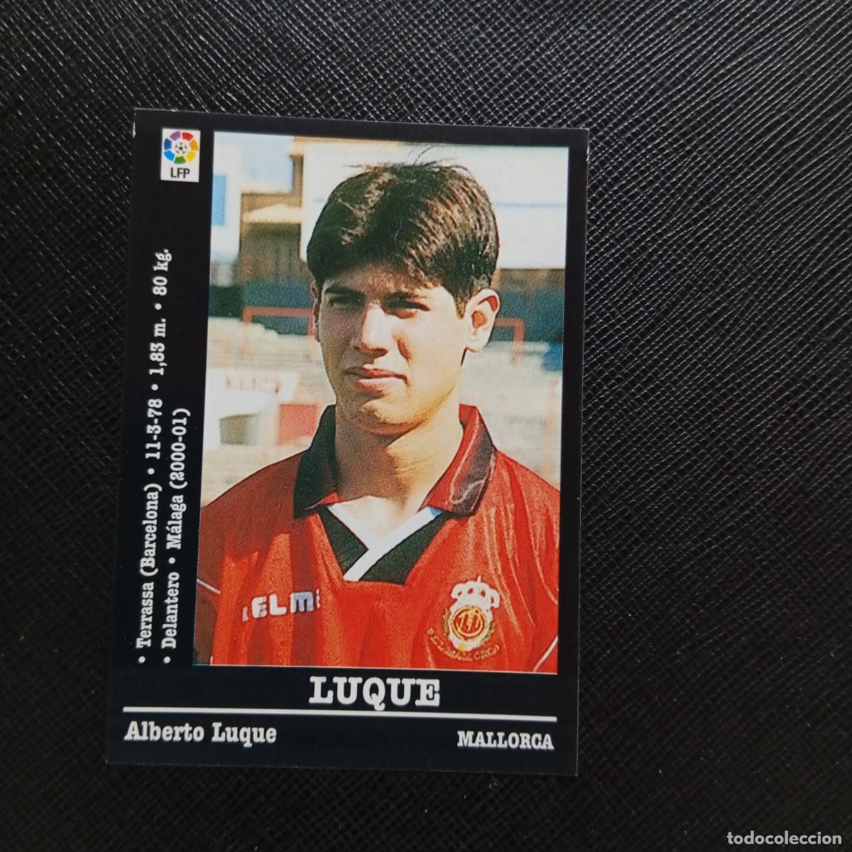 Cromos de f&uacute;tbol: 169 LUQUE MALLORCA PANINI 00 01 CROMO FUTBOL LIGA 2000 2001 - SIN PEGAR - A71 PG52